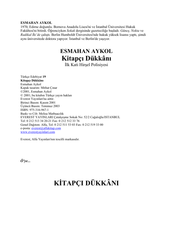 Kitapçı Dükkanı: Bir Kütüphane Cinayeti