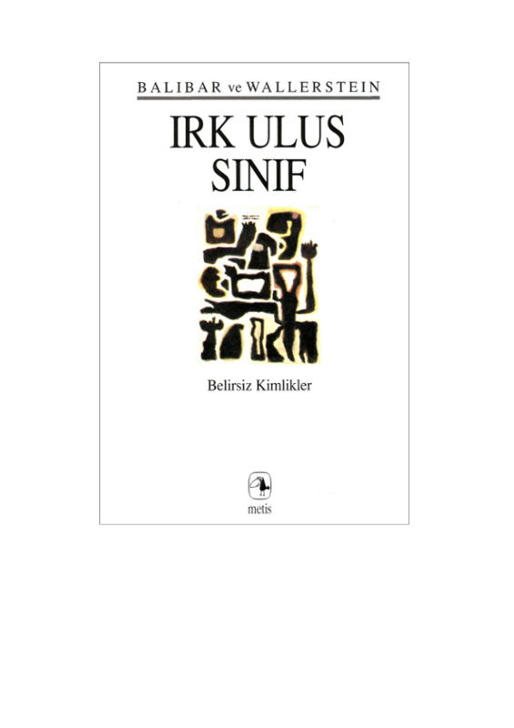Irk, Ulus, Sınıf: Küresel Çatışmaların Anatomisi
