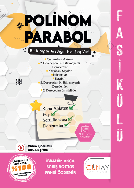 Fasikül 4: Parabol ve Polinom Baskı Çalışması
