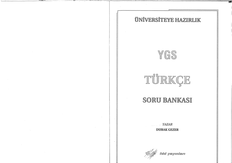 FDD YGS Türkçe B