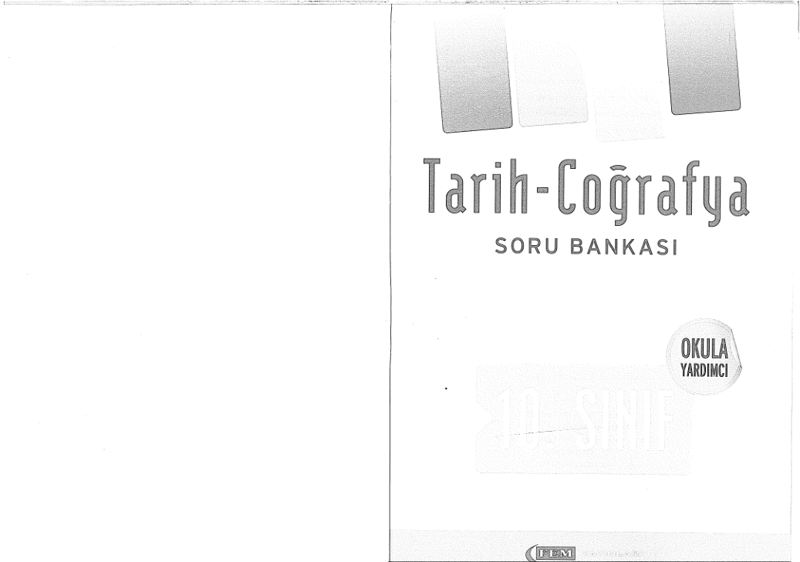 FEM 10. Sınıf Tarih ve Coğrafya Soru Bankası
