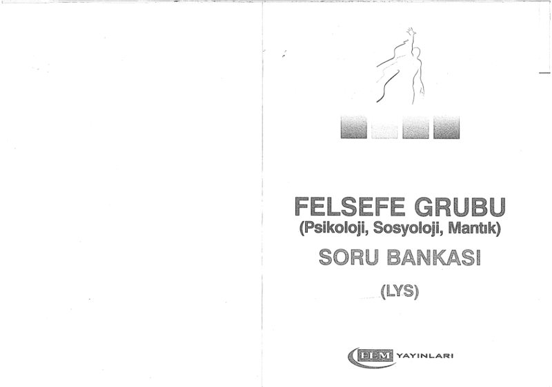 FEM LYS Felsefe Grubu Soru Bankası B Serisi