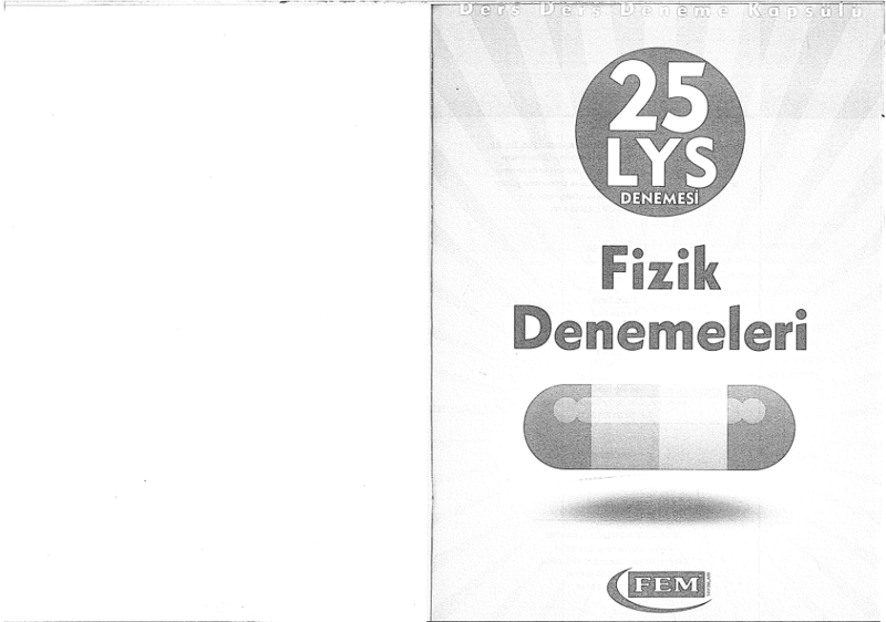 Fem Yayınları LYS Fizik Denemeleri