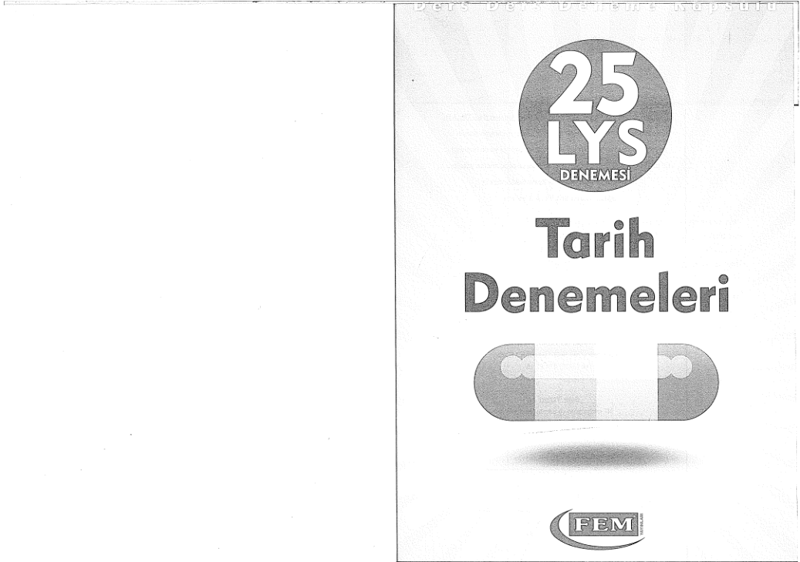 FEM Yayınları LYS Tarih Deneme Sınavları