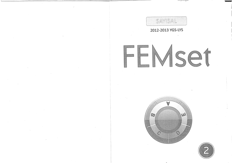 FEM Yayınları YGS-LYS Sayısal 2. Kitap Soru Bankası B Serisi