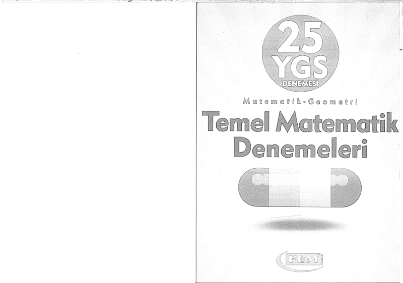 FEM YGS Temel Matematik 25'li Deneme Sınavı