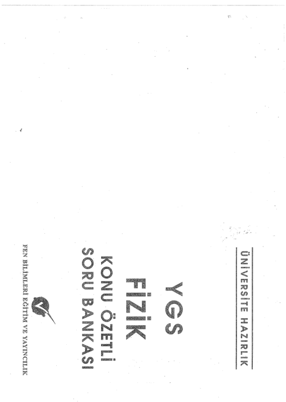 Fen Bilimleri YGS Fizik O.S.B