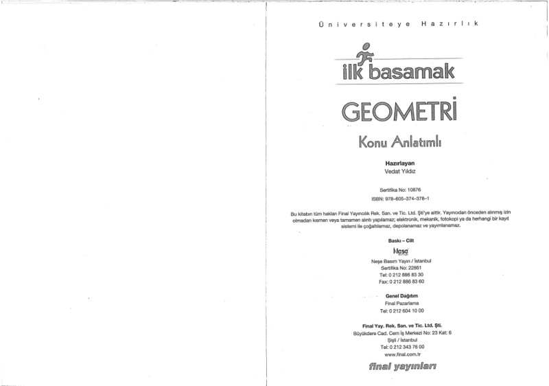 Final YGS LYS Geometri İlk Basamak