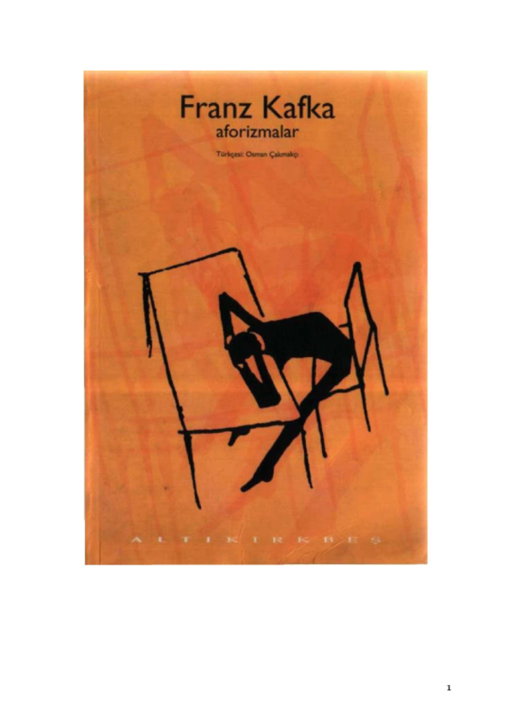 Franz Kafka Aforizmaları