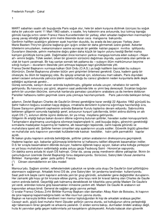 Çakal: Kusursuz Suikastın Anatomisi