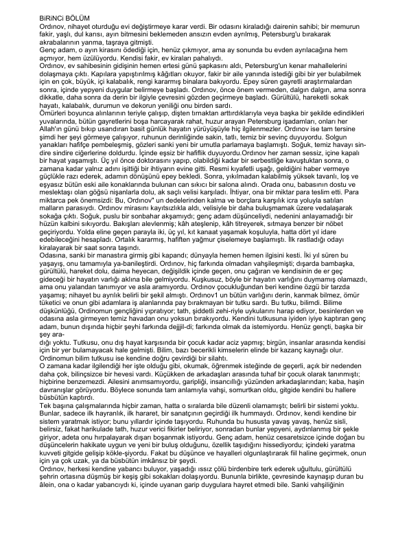 Fyodor Mihayloviç Dostoyevski Ev Sahibesi