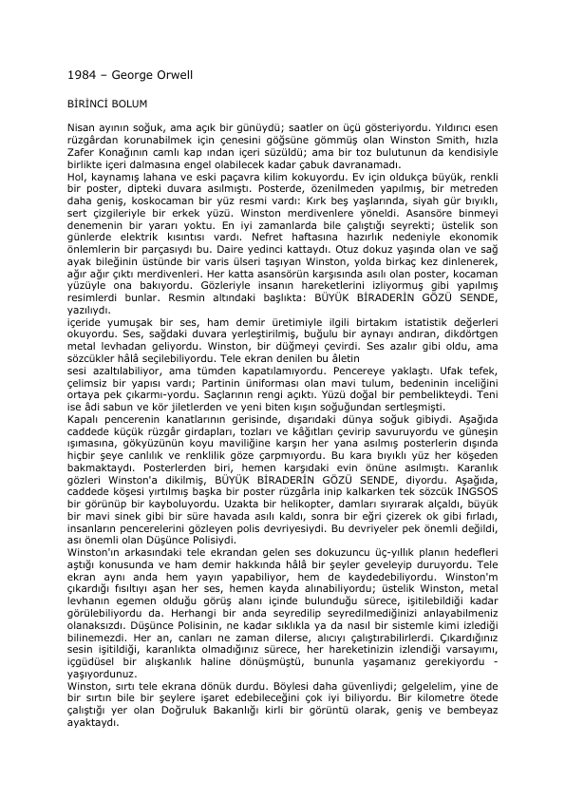 George Orwell 1984