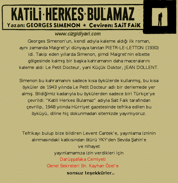Georges Simenon Katili Herkes Bulamaz