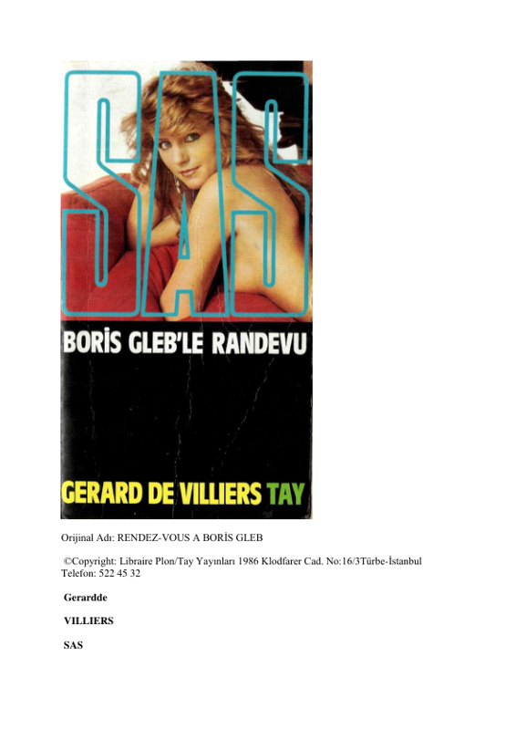 Gerard De Villiers Borisgleb