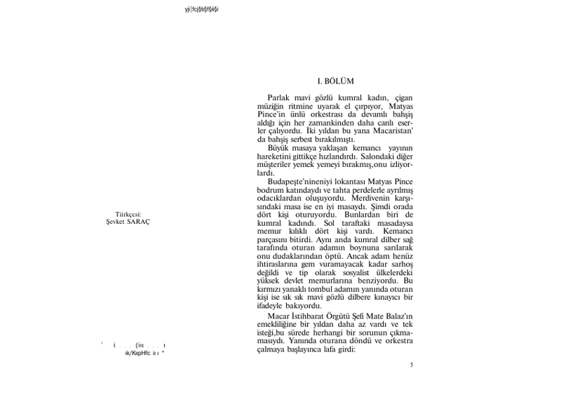 Gerard De Villiers Budapeşte'de Tuzak
