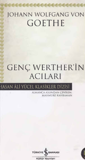 Goethe Genç Werther İn Acıları İs Bankası Yayınları