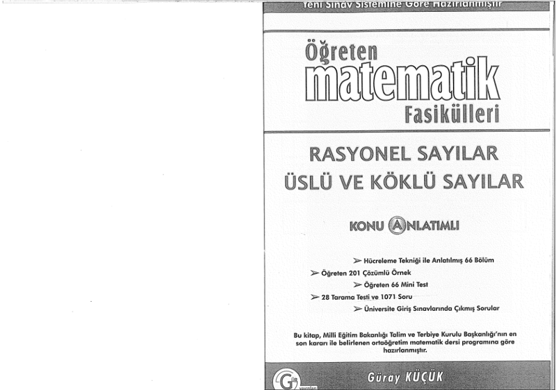 Gur Rasyonel Sayılar, Üslü ve Köklü Sayılar K.A