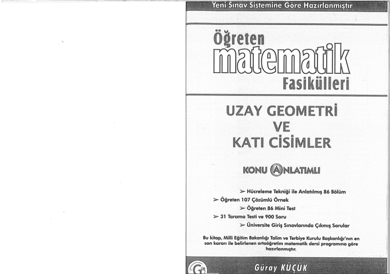 Gür Uzay Geometri ve Katı Cisimler Soru Bankası