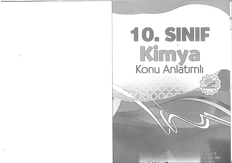 Güvender 10. Sınıf Kimya K.A