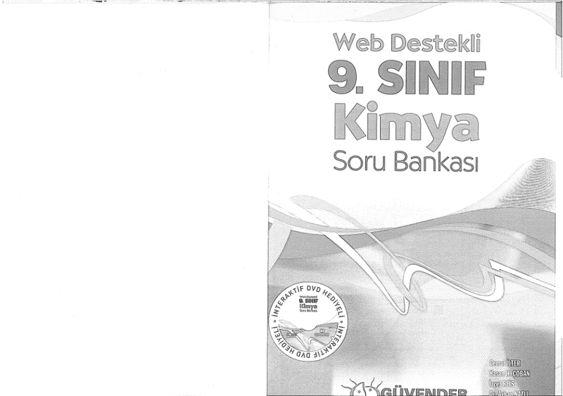 Güvender Yayınları 9. Sınıf Kimya Soru Bankası B Serisi