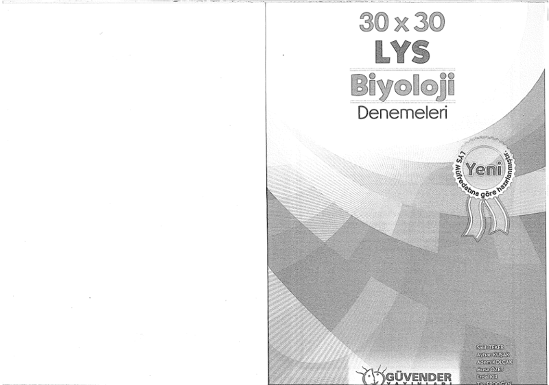 Guvender LYS Biyoloji Denemeleri