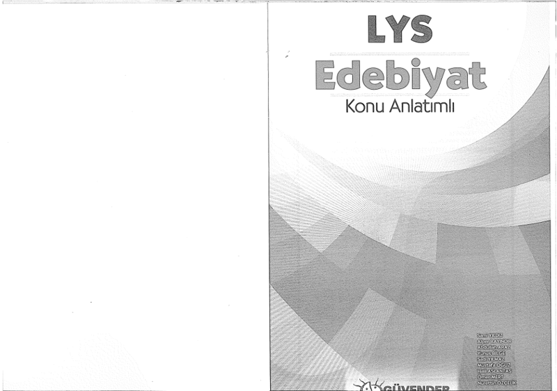 Guvender LYS Edebiyat A
