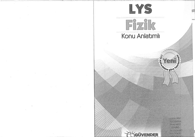 Guvender LYS Fizik K.A