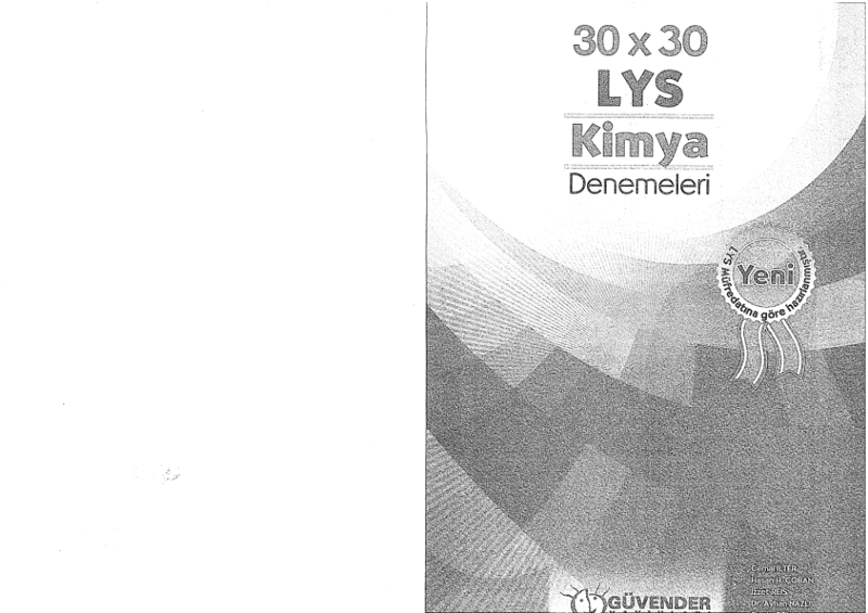 Güvender AYT Kimya Denemeleri