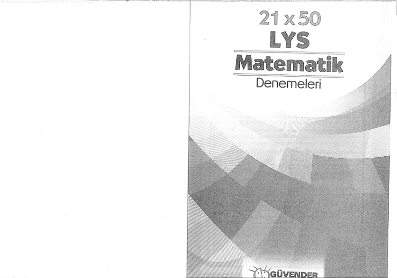 Güvender LYS Matematik Denemeleri