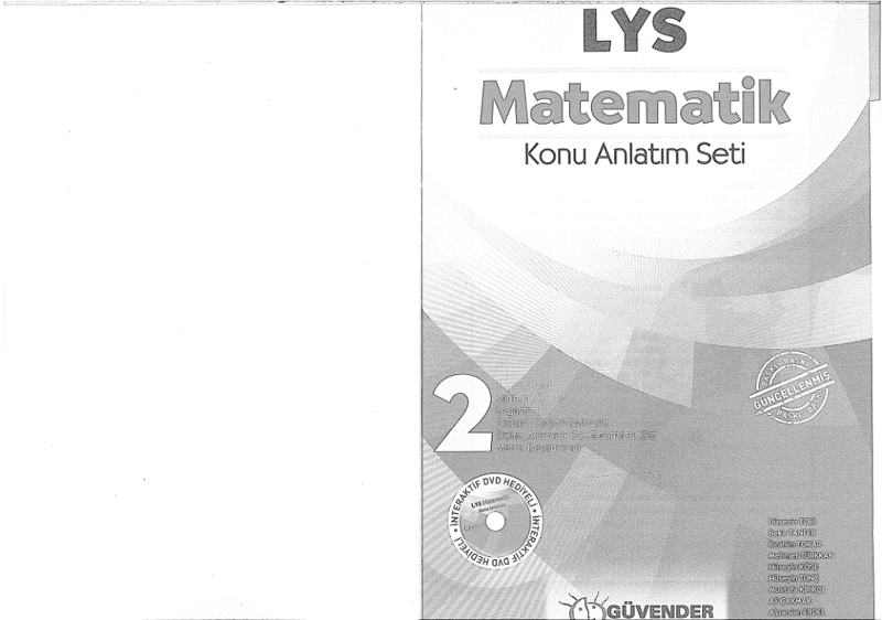 Guvender LYS Matematik A2 Kitap