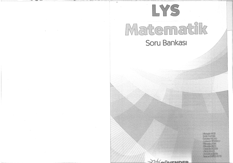 Güvender LYS Matematik Soru Bankası B Serisi