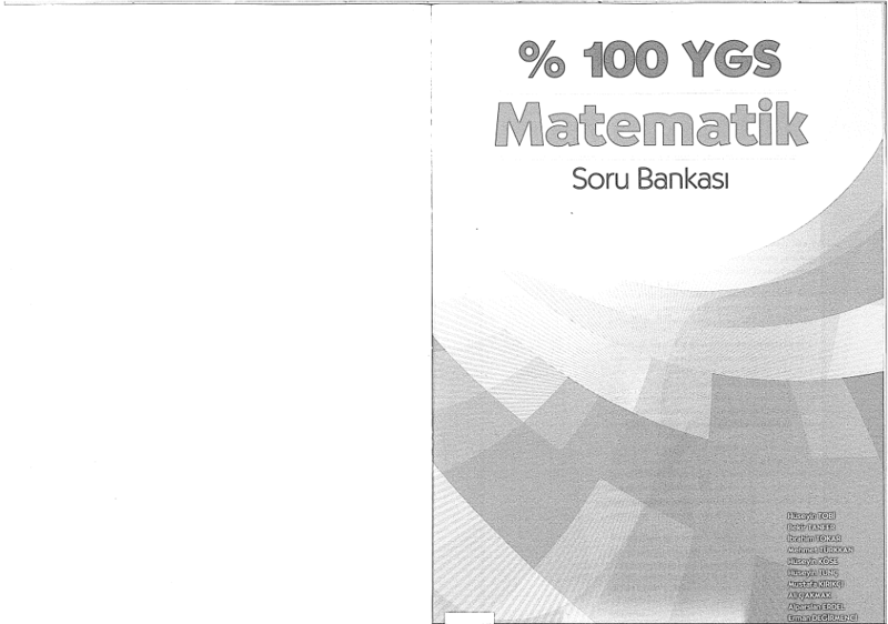 Güvender YGS 100 Matematik Soru Bankası (B Serisi)