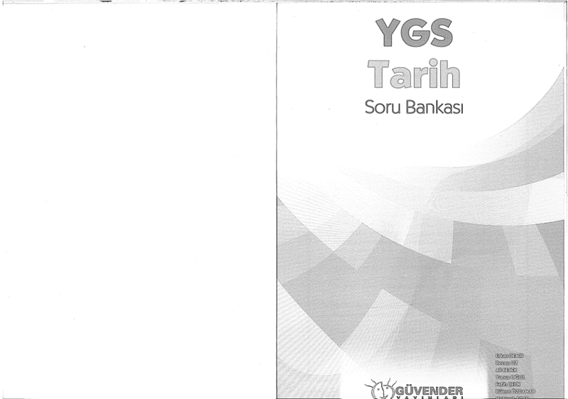 Güvender YGS Tarih B
