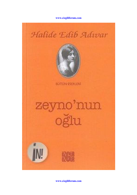 Halide Edip Adıvar Zeyno'nun Oğlu