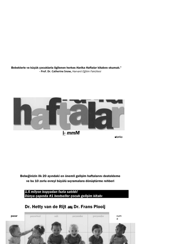 Harika Haftalar Hetty Van De Rijt Ve Frans Plooij