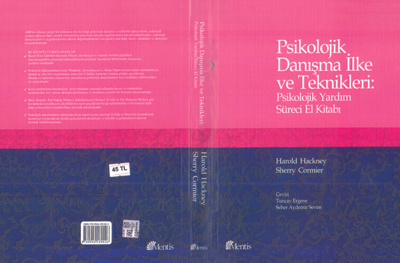 Psikolojik Danışma İlke ve Teknikleri
