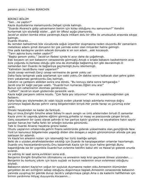 Helen Bianchin Paranın Gücü