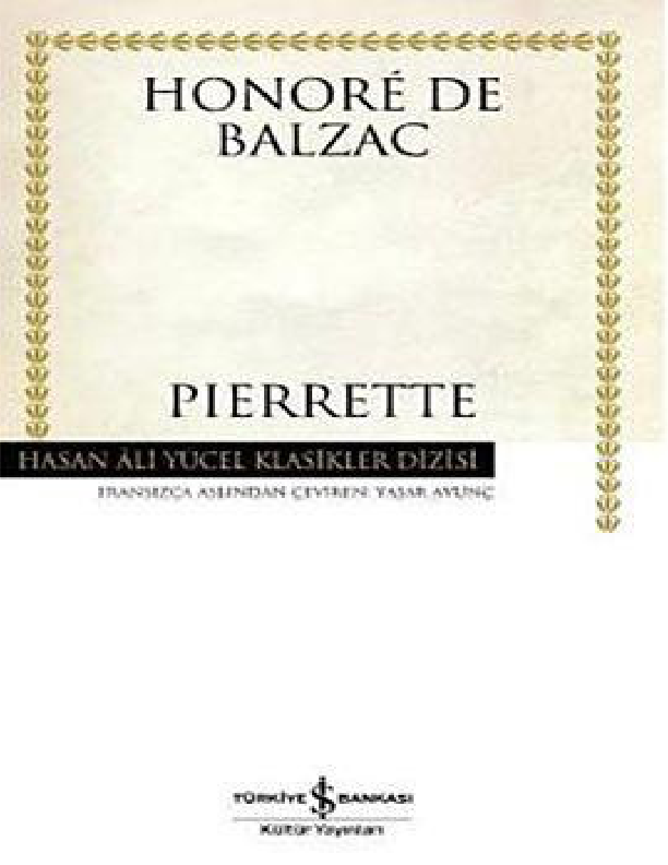 Honoré De Balzac Pierrette