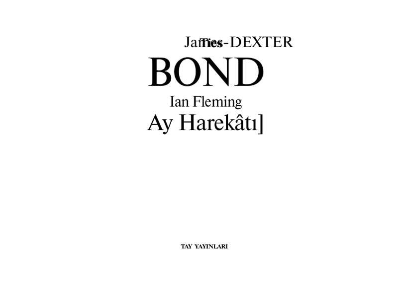 Ian Fleming James Bond Ay Hareketi