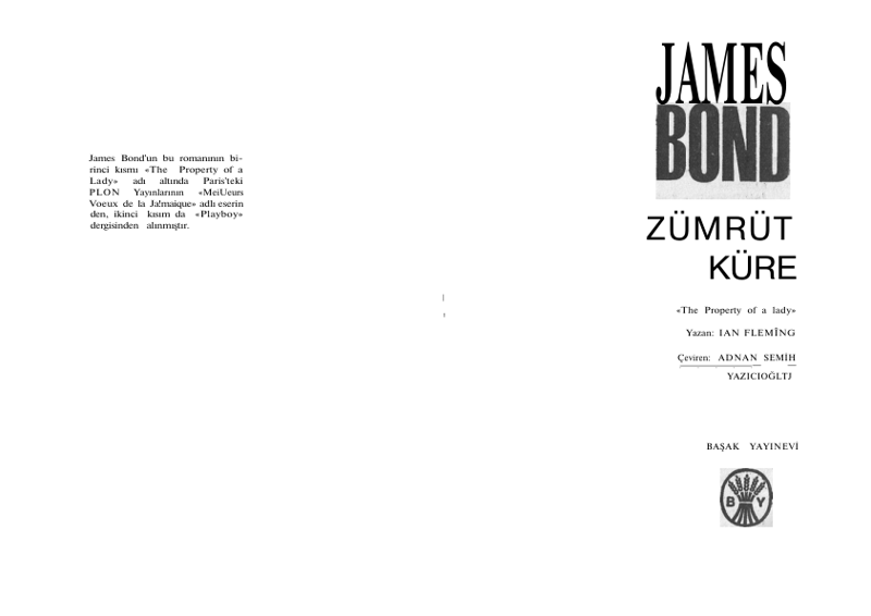 Ian Fleming - James Bond: Zümrüt Küre