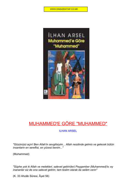İlhan Arsel Muhammede Göre Muhammed