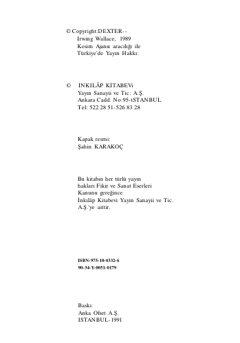 Irwing Wallace Altın Oda