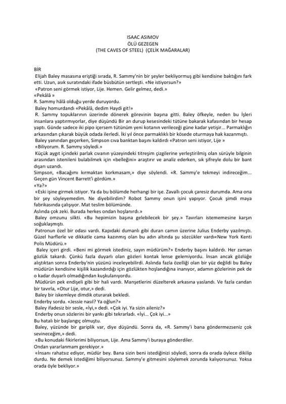 Isaac Asimov'un Gezegeni