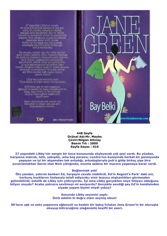 Jane Green - Belki...