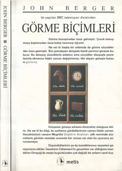 John Berger - Görme Biçimleri: 23. Baskı (Metis Yayınları)