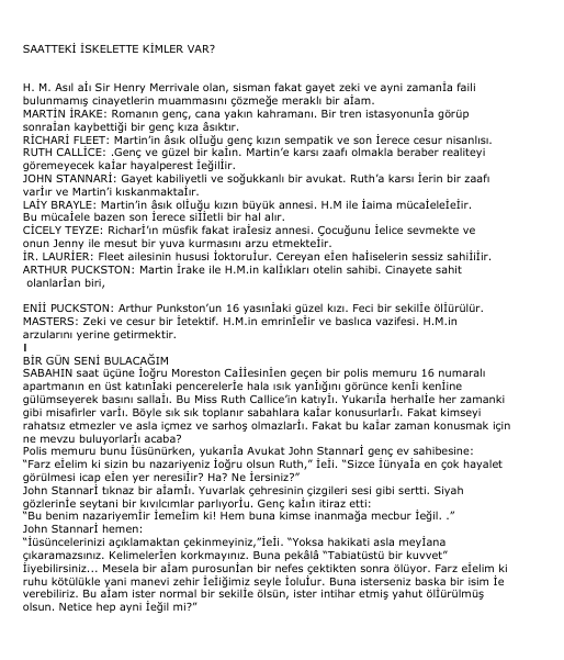 John Dickson Carr Saatteki Iskelet