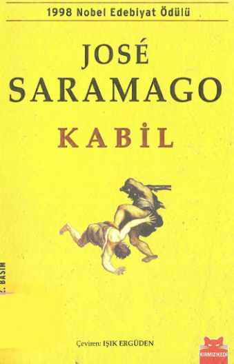 José Saramago: Kabil, Kırmızı Kedi Yayınları