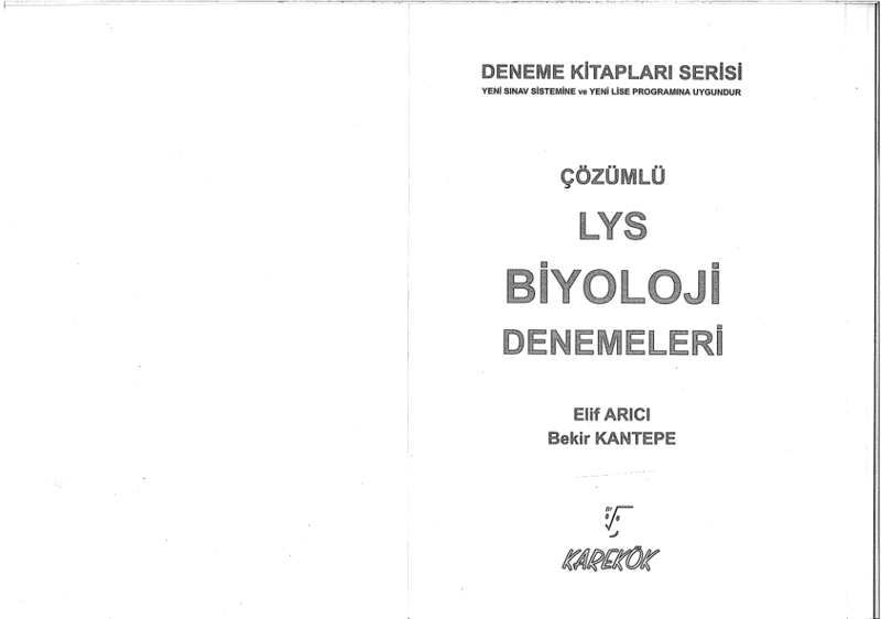 Karekök LYS Biyoloji Denemeleri