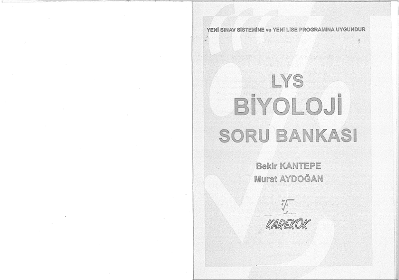 Karekok Lysbiyolojis.B