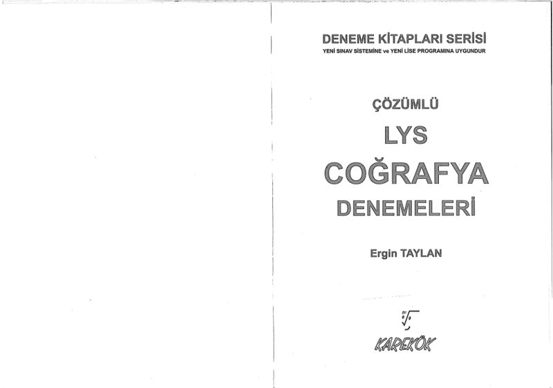 Karekök LYS Coğrafya Denemeleri
